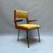 Vintage Stuhl aus Samt 1