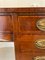 Antiker freistehender edwardianischer Schreibtisch aus Mahagoni mit Intarsien 7