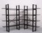 Ebonized Oak Shelving Units by Niels Gammelgaard, Denmark, 1970s, Set of 2 1