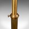 Tall English Adjustable Standard Lamp in Brass, 1940s, Image 10