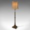 Tall English Adjustable Standard Lamp in Brass, 1940s 2
