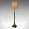 Tall English Adjustable Standard Lamp in Brass, 1940s, Image 2