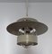 Vintage Danish White Lacquered Metal Ceiling Lamp by Louis Poulsen, 1970s 1