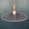 Lámpara colgante Swirl Murano vintage, años 70, Imagen 5