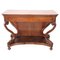 Antique Carved Walnut Console Table, 1820s 1