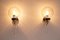 Lampade da parete vintage di Glashutte Limburg, set di 2, Immagine 3