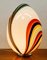 Lámpara de mesa en forma de huevo de cristal de Murano, Imagen 18