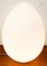 White Murano Egg Table Lamp, Image 2
