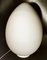 Lampada da tavolo Egg in vetro di Murano bianco, Immagine 8