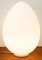 White Murano Egg Table Lamp 5