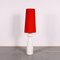 Lámpara de pie Mid-Century en rojo y blanco, Imagen 1