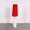 Mid-Century Red & White Floor Lamp 1