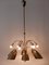 Lámpara de araña Sputnik grande de 12 brazos de Vereinigte Werkstätten, Imagen 16