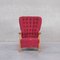 Mid-Century French Oak Armchair from Guillerme Et Chambron 2