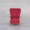 Mid-Century French Oak Armchair from Guillerme Et Chambron, Image 2