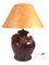 Lámpara de mesa en forma de elefante marrón, Imagen 2
