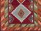 Large Vintage Qasgai Kilim Wool Rug 8