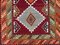 Large Vintage Qasgai Kilim Wool Rug, Image 8