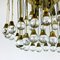 Vintage Brass & Glass Cascade Chandelier, Italy, 1960s, Image 8