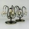 Vintage Glass Ball Table Lamps, Italy, 1960s, Set of 2 2