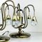 Vintage Glass Ball Table Lamps, Italy, 1960s, Set of 2 5