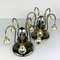 Lampes de Bureau Vintage en Verre, Italie, 1960s, Set de 2 4