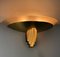 Vintage Bronze Rahmen Mod. 542 Wandlampe, 1980 7