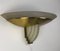 Vintage Bronze Frame Mod. 542 Wall Lamp, 1980, Image 4