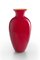 Große rote Antares N.1 Vase von Nason Moretti 1