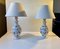 White Ceramic Table Lamps by Hans Rudolf Petersen, 1940s, Set of 2 5