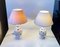 White Ceramic Table Lamps by Hans Rudolf Petersen, 1940s, Set of 2 3