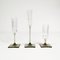 German Crystal Candlestick by G. Jensen for Rosenthal, 1970s, Set of 3, Image 1