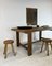 Beech and Oak Dining Table, 1950s 7