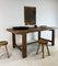 Beech and Oak Dining Table, 1950s 4