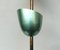 Large Brass Painted Aluminum Ceiling Light, 1950s 26