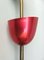 Large Brass Painted Aluminum Ceiling Light, 1950s 28