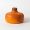 Orangefarbene Keramikvase von Kurt Tschörner für Otto Keramik 7