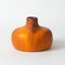 Orangefarbene Keramikvase von Kurt Tschörner für Otto Keramik 5