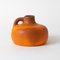 Orangefarbene Keramikvase von Kurt Tschörner für Otto Keramik 3
