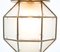 Art Deco Brass Lantern With Original Cut Glass, 1920s 8