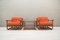 Mid-Century Italian Lounge Chairs and Ottomane in Bamboo, 1960s, Set of 3 3