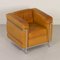 LC2 Club Chair Sofa in Cognac Colour by Le Corbusier for Cassina, 1990s 8