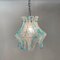 Hanging Lamp in Blue Murano from Mazzega, 1970s, Image 4
