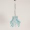 Hanging Lamp in Blue Murano from Mazzega, 1970s 7