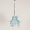 Hanging Lamp in Blue Murano from Mazzega, 1970s, Image 7