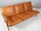 3-Sitzer Modell 240 Sofa aus Eiche von Hans J. Wegner für Getama 2