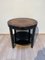 Art Deco Side Table in Black Lacquer, Oak and Macassar, the Netherlands, 1930s 3