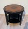 Art Deco Side Table in Black Lacquer, Oak and Macassar, the Netherlands, 1930s 5