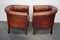 Vintage Dutch Club Chairs in Cognac Leather, Set of 2 13