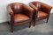 Vintage Dutch Club Chairs in Cognac Leather, Set of 2 9